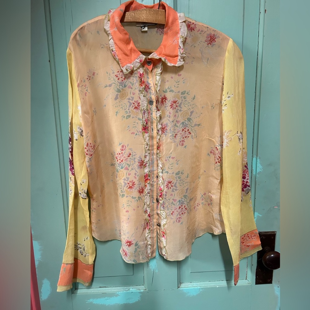 J.Jill, beautiful silky blouse